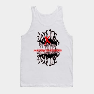 Flamingo and quarantine quote t-shirt Tank Top